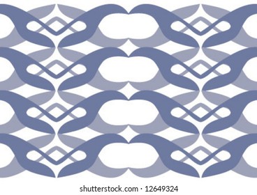 Decorative wallpaper design in shape