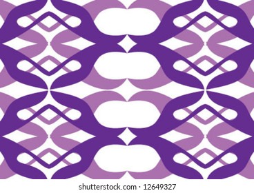 Decorative wallpaper design in shape