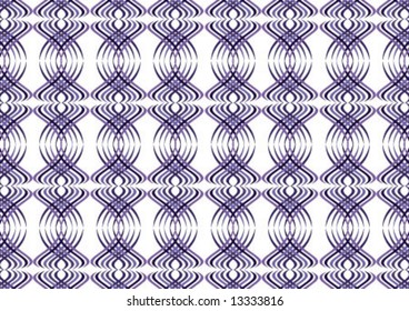 Decorative wallpaper design in shape
