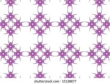 Decorative wallpaper design in shape