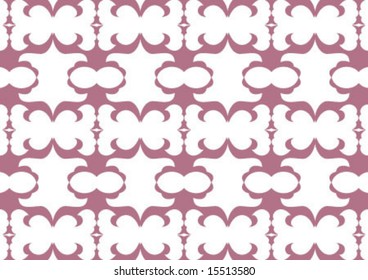 Decorative wallpaper design in shape