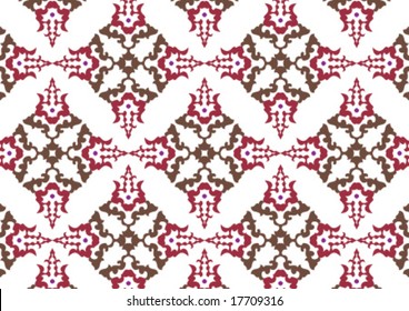 Decorative wallpaper design in shape