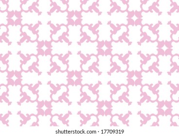 Decorative wallpaper design in shape
