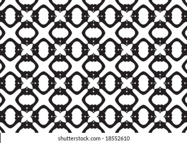 Decorative wallpaper design in shape