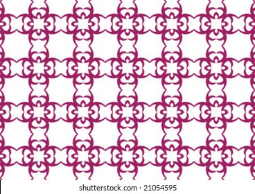 Decorative wallpaper design in shape