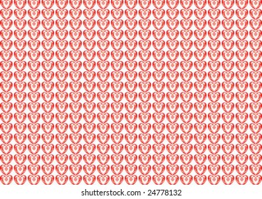 Decorative wallpaper design in shape
