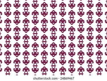 Decorative wallpaper design in shape