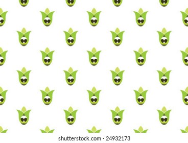 Decorative wallpaper design in shape
