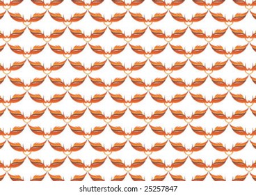 Decorative wallpaper design in shape
