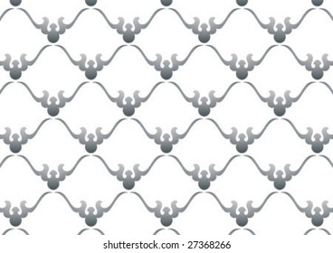 Decorative wallpaper design in shape