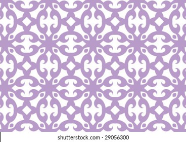 Decorative wallpaper design in shape