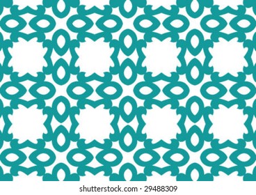 Decorative wallpaper design in shape