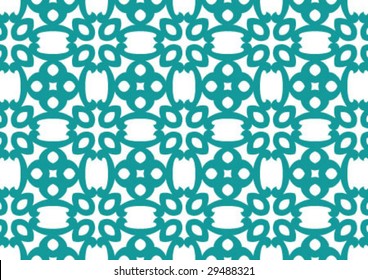 Decorative wallpaper design in shape