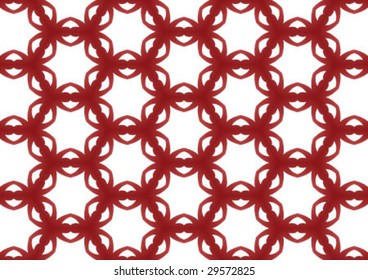 Decorative wallpaper design in shape