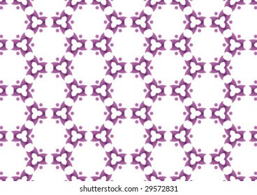Decorative wallpaper design in shape