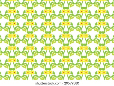 Decorative wallpaper design in shape