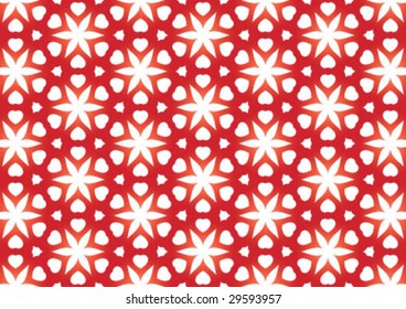 Decorative wallpaper design in shape