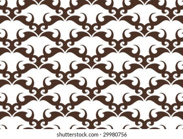 Decorative wallpaper design shape