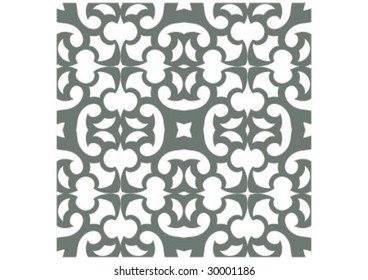 Decorative wallpaper design in shape