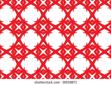 Decorative wallpaper design in shape