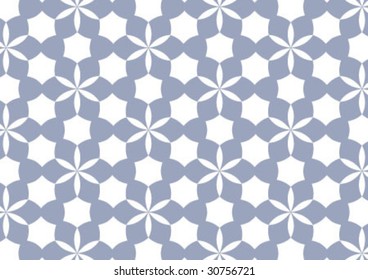 Decorative wallpaper design in shape