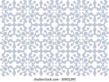 Decorative wallpaper design in shape