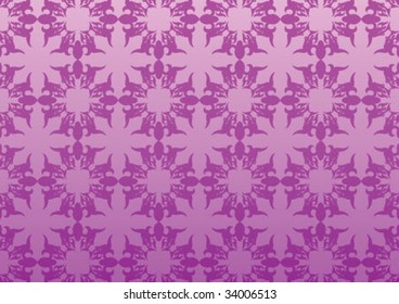 Decorative wallpaper design in shape