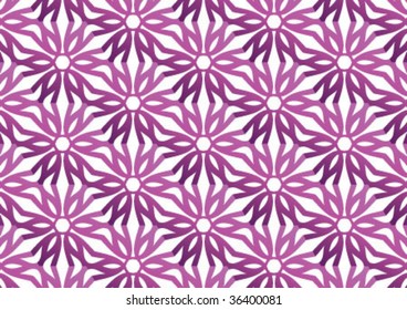 Decorative wallpaper design in shape