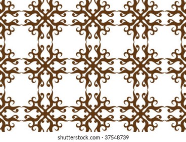 Decorative wallpaper design in shape