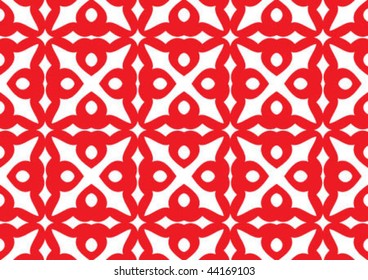 Decorative wallpaper design in shape