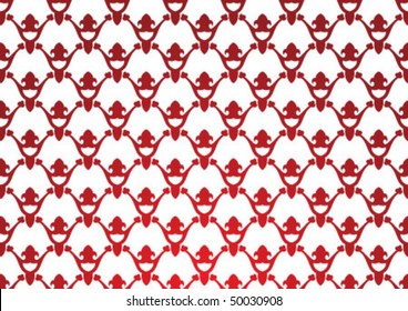 Decorative wallpaper design in shape