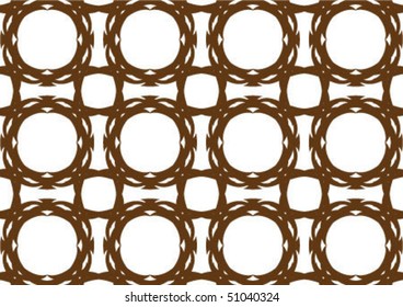 Decorative wallpaper design in shape