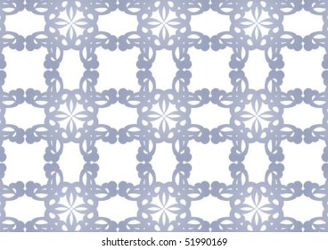 Decorative wallpaper design in shape