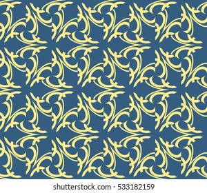 Decorative wallpaper design in shape.