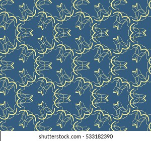 Decorative wallpaper design in shape.