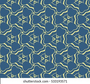 Decorative wallpaper design in shape.