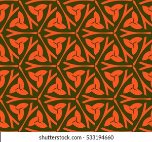 Decorative wallpaper design in shape.