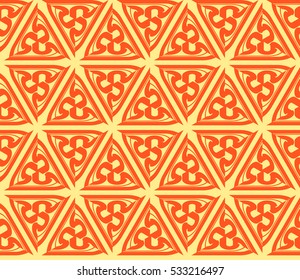 Decorative wallpaper design in shape.