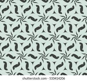 Decorative wallpaper design in shape.