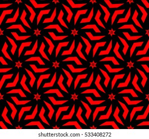 Decorative wallpaper design in shapes.