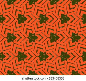 Decorative wallpaper design in shapes.