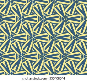 Decorative wallpaper design in shapes.