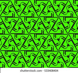 Decorative wallpaper design in shapes.