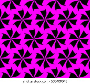 Decorative wallpaper design in shapes.