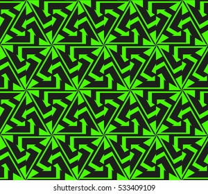 Decorative wallpaper design in shapes.