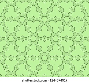 Decorative wallpaper design in shape.Vector abstract background.Modern geometric seamless pattern. For design, page fill, wallpaper