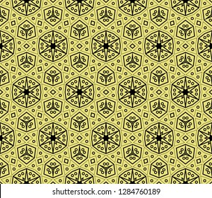 Decorative wallpaper design in shape.Vector abstract background.Modern geometric seamless pattern. For design, page fill, wallpaper