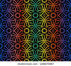 Decorative wallpaper design in shape.Vector abstract background.Modern geometric seamless pattern. For design, page fill, wallpaper