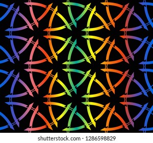 Decorative wallpaper design in shape.Vector abstract background.Modern geometric seamless pattern. For design, page fill, wallpaper
