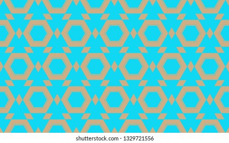 Decorative wallpaper design in shape.Vector abstract background.Modern geometric seamless pattern. for holiday decoration, holiday packaging Vector seamless pattern